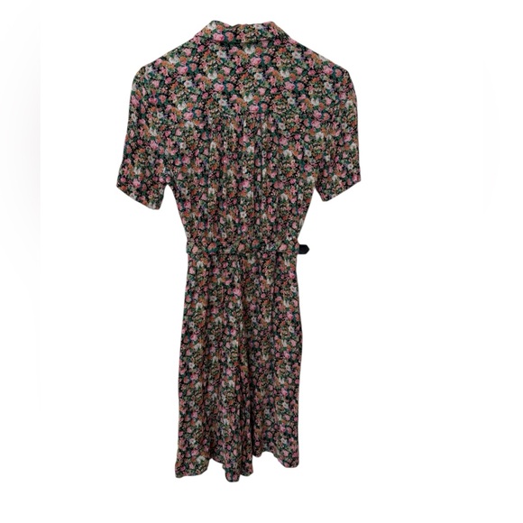 Vintage J.B. Wright Ltd Petites Floral Romper Belted Shorts Size 8 90s Summer - Picture 3 of 9